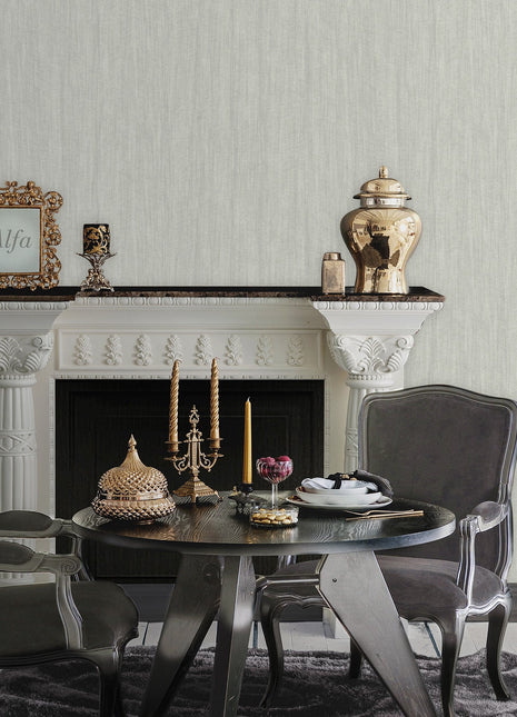 Jasnoszara, subtelna tapeta strukturalna Alfa 3700-3 | 16,5 m2 w rolce |