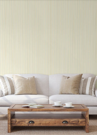 kremowa tapeta, struktura tkaniny, bez odpadów | 16,5 m2 w rolce | Alfa 3705-1