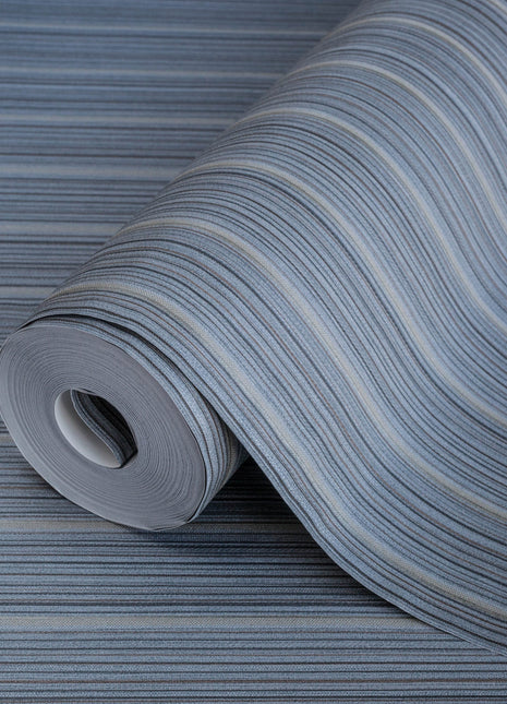 Ciemnoszara tapeta tkaninowa Alfa 3705-5