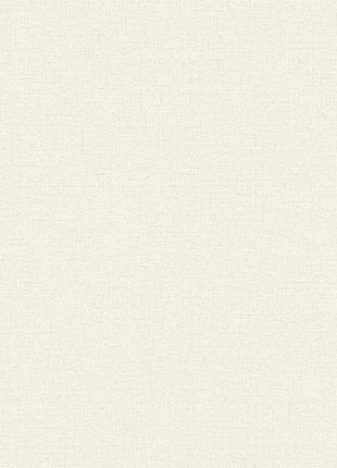 Kremowa tapeta, struktura tkaniny, bez odpadów | 16,5 m2 w rolce | Alfa 3707-1