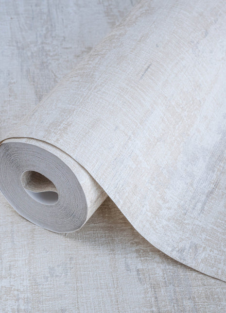 Beżowa tapeta z efektem przetarcia Alfa 3708-2