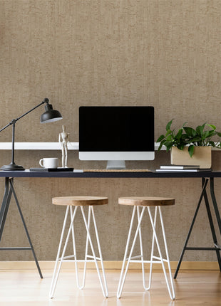 Brązowa tapeta o ciekawej strukturze Alfa 3709-3