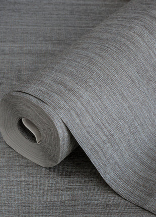 Ciemnoszara tapeta tkaninowa Alfa 3711-5