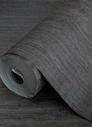 Czarna tapeta tkaninowa Alfa 3711-6