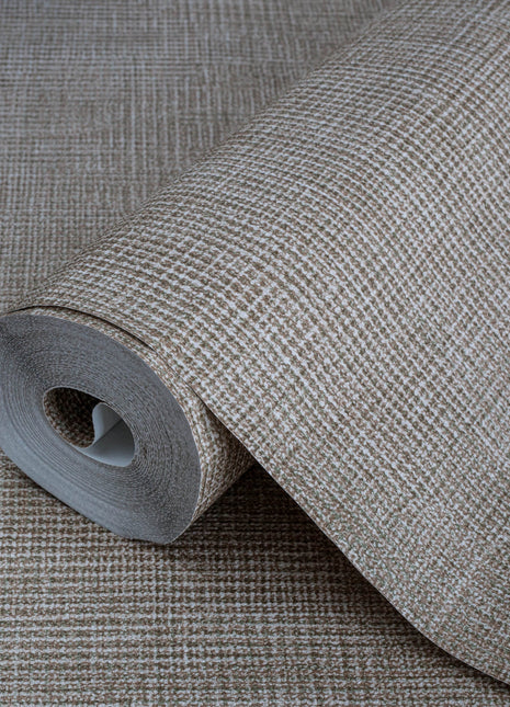 Brązowa tapeta tkaninowa Alfa 3712-5