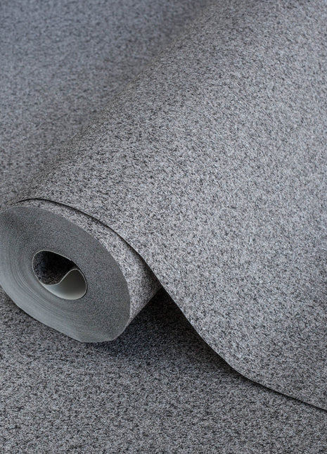 Ciemnoszara tapeta strukturalna Alfa 3713-5