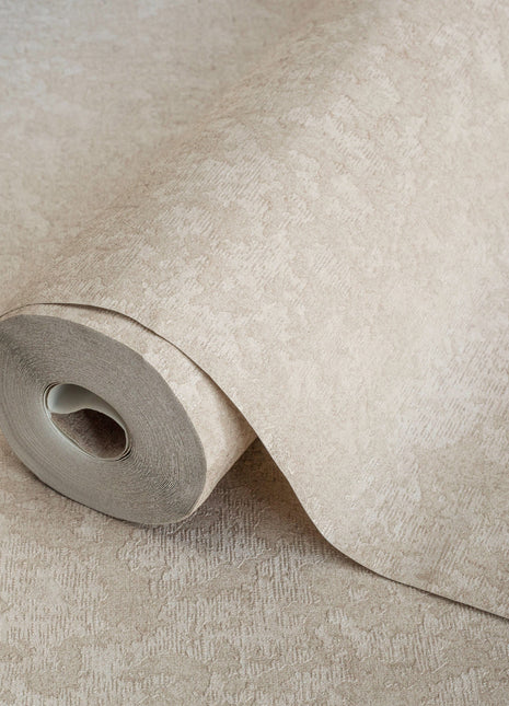 Brązowa tapeta o delikatnej strukturze Alfa 3715-4