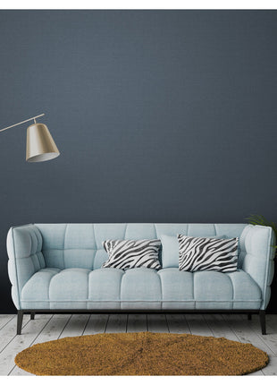 Granatowa tapeta tkaninowa Alfa 3716-7