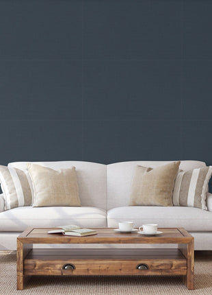 Granatowa tapeta tkaninowa Alfa 3716-7