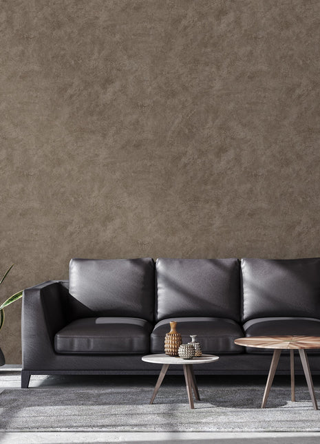 Brązowa tapeta struktura kamienia Alfa 3717-6