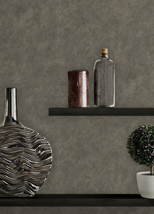 Ciemnobrązowa tapeta struktura kamienia Alfa 3717-7