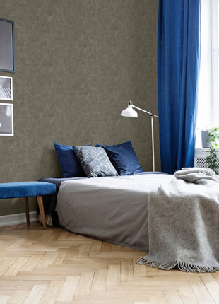 Ciemnobrązowa tapeta struktura kamienia Alfa 3717-7