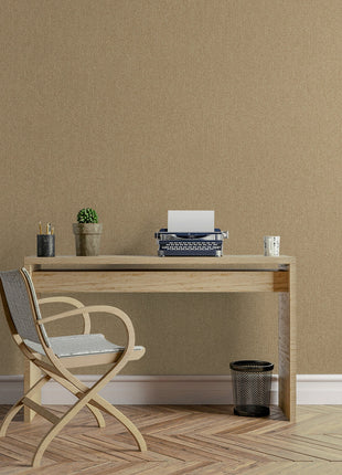 Brązowa, strukturalna tapeta Alfa 3719-6