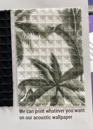 Tapeta AKUSTYCZNA 145 cm szer - 12 kolorów - własny nadruk